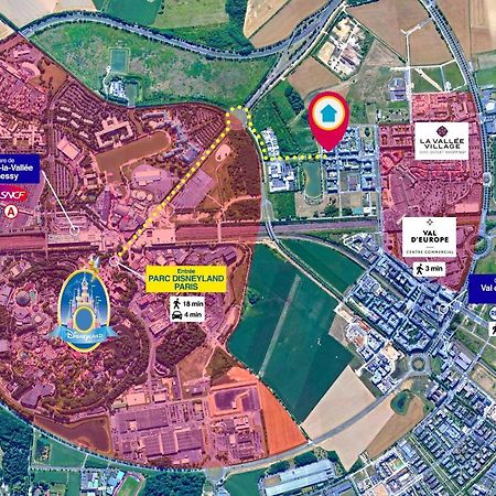 Disneyland-Paris, Studio 2 Pers, Wifi Serris Luaran gambar